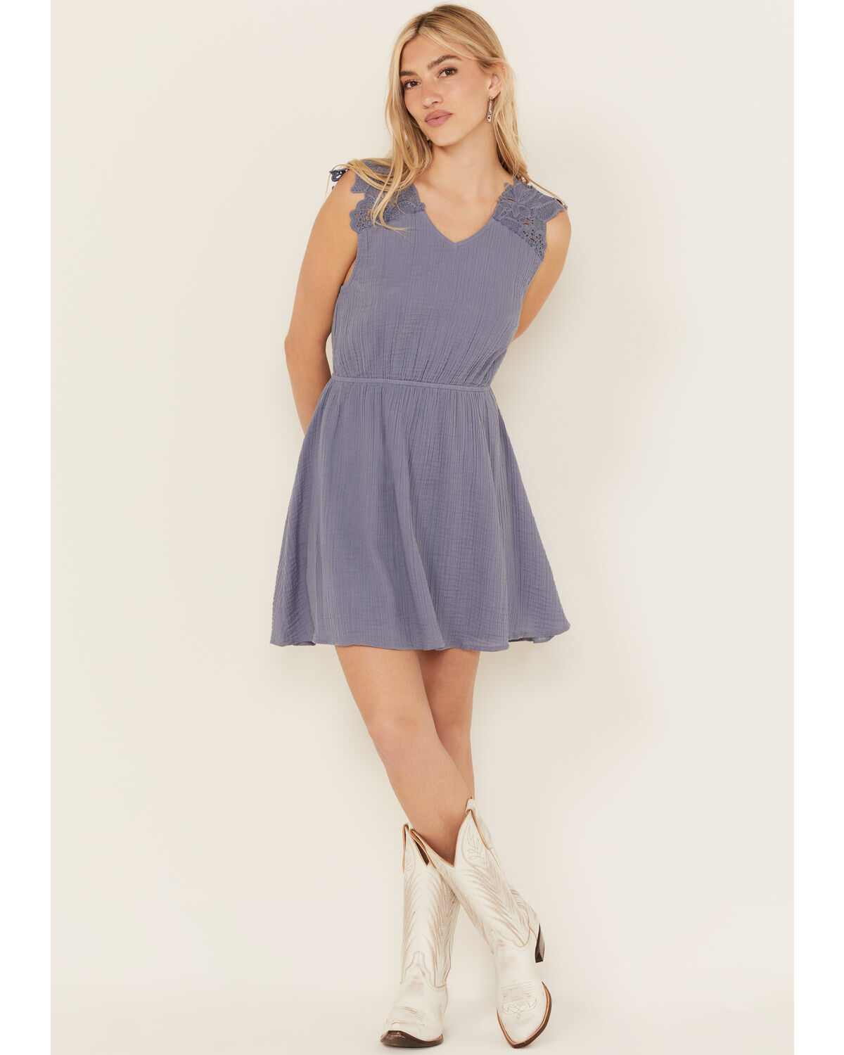 Women's Cleo + Wolf Birdy Open Back Mini Dress