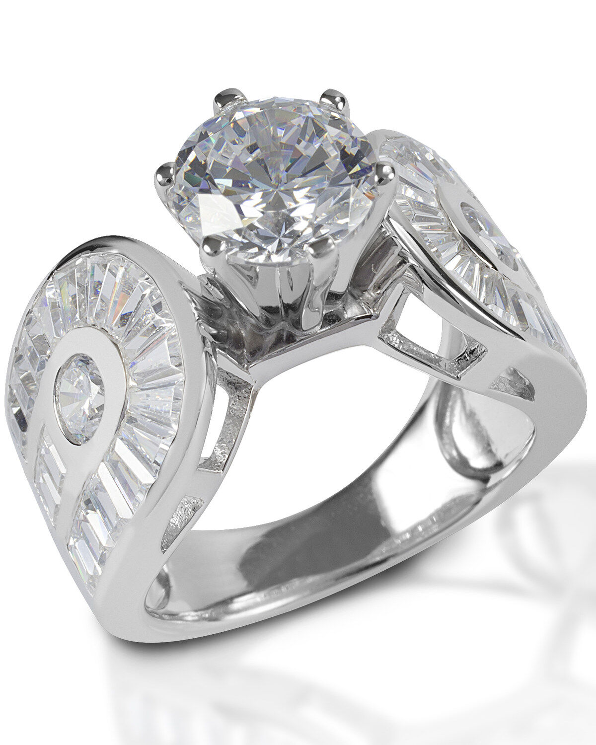 Women's Kelly Herd Horseshoe Solitaire Ring