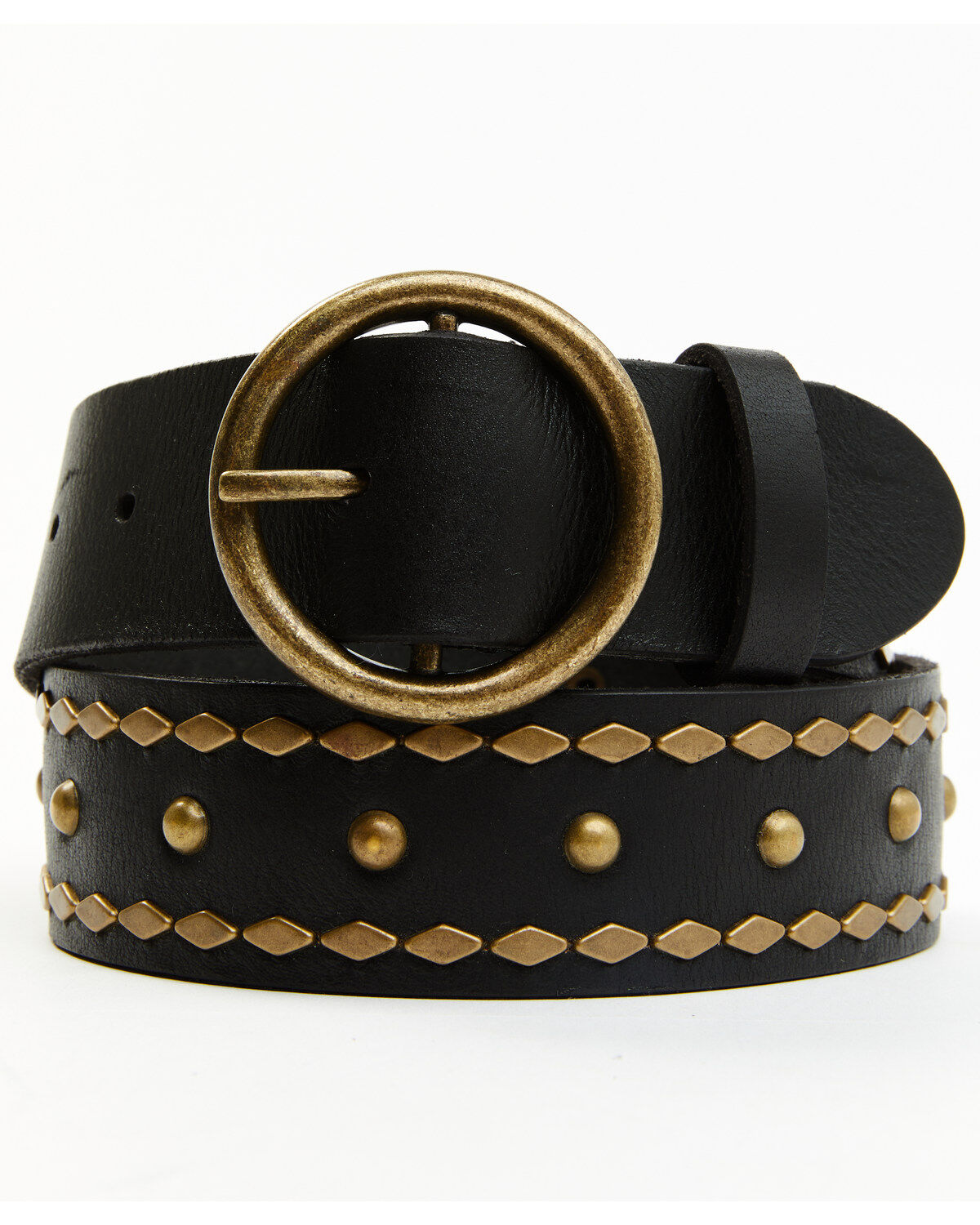 Women's Cleo + Wolf Studded Leather Belt