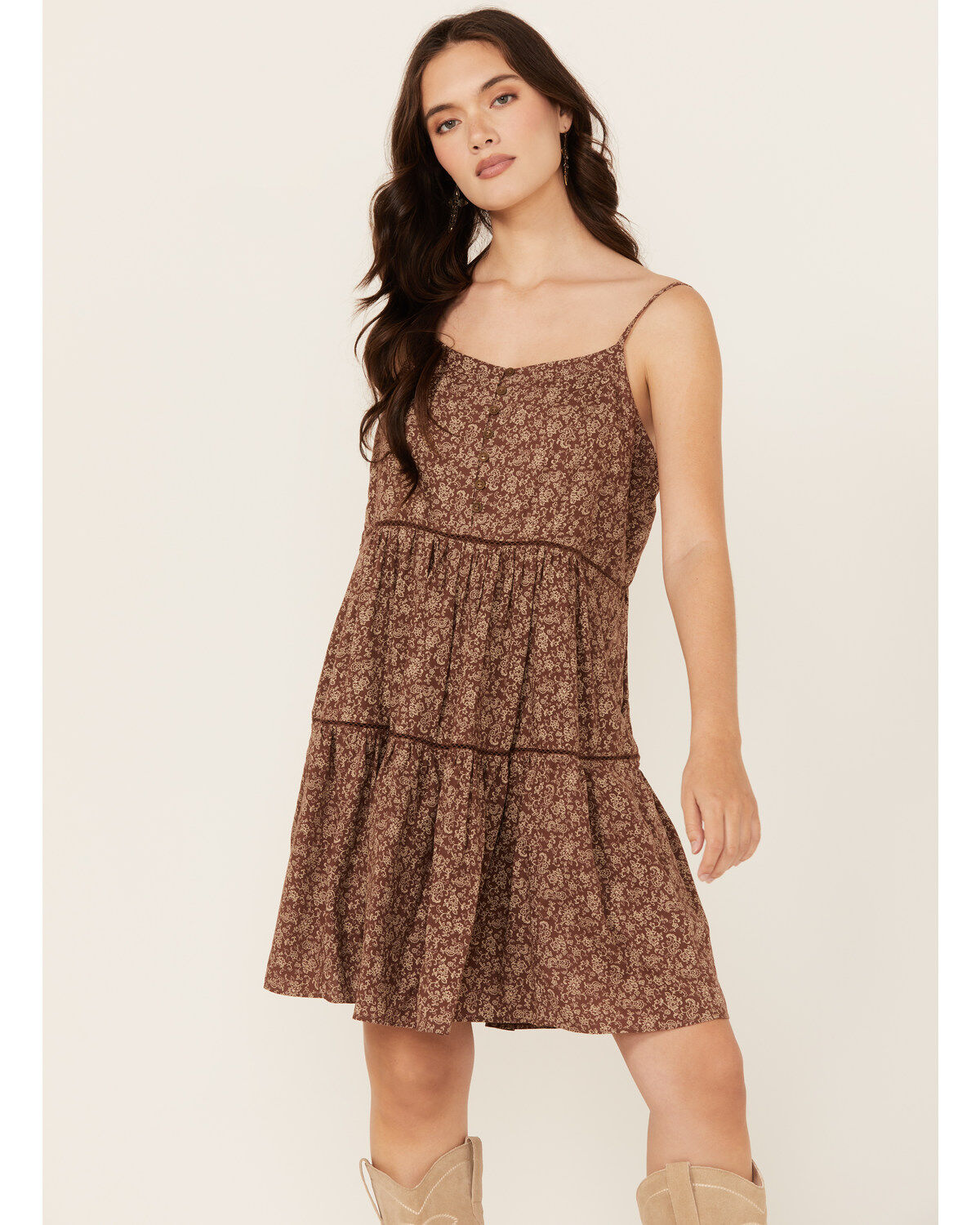 Women's Cleo + Wolf Beau Printed Mini Dress