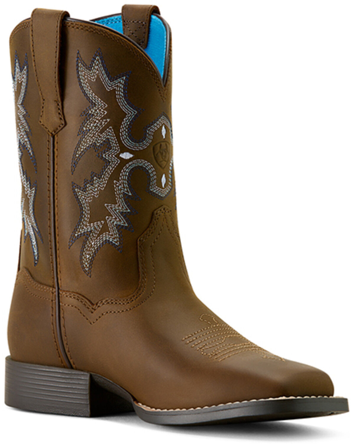 Boys' Ariat Tombstone Distressed Western Boots - Broad Square Toe