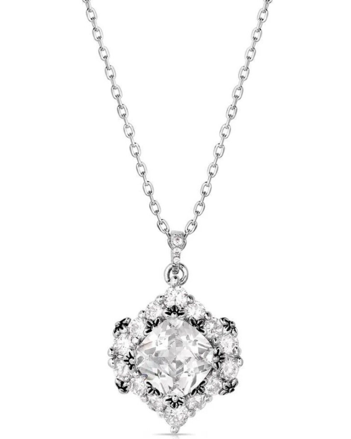 Women's Montana Silversmiths Refined Light Crystal Necklace