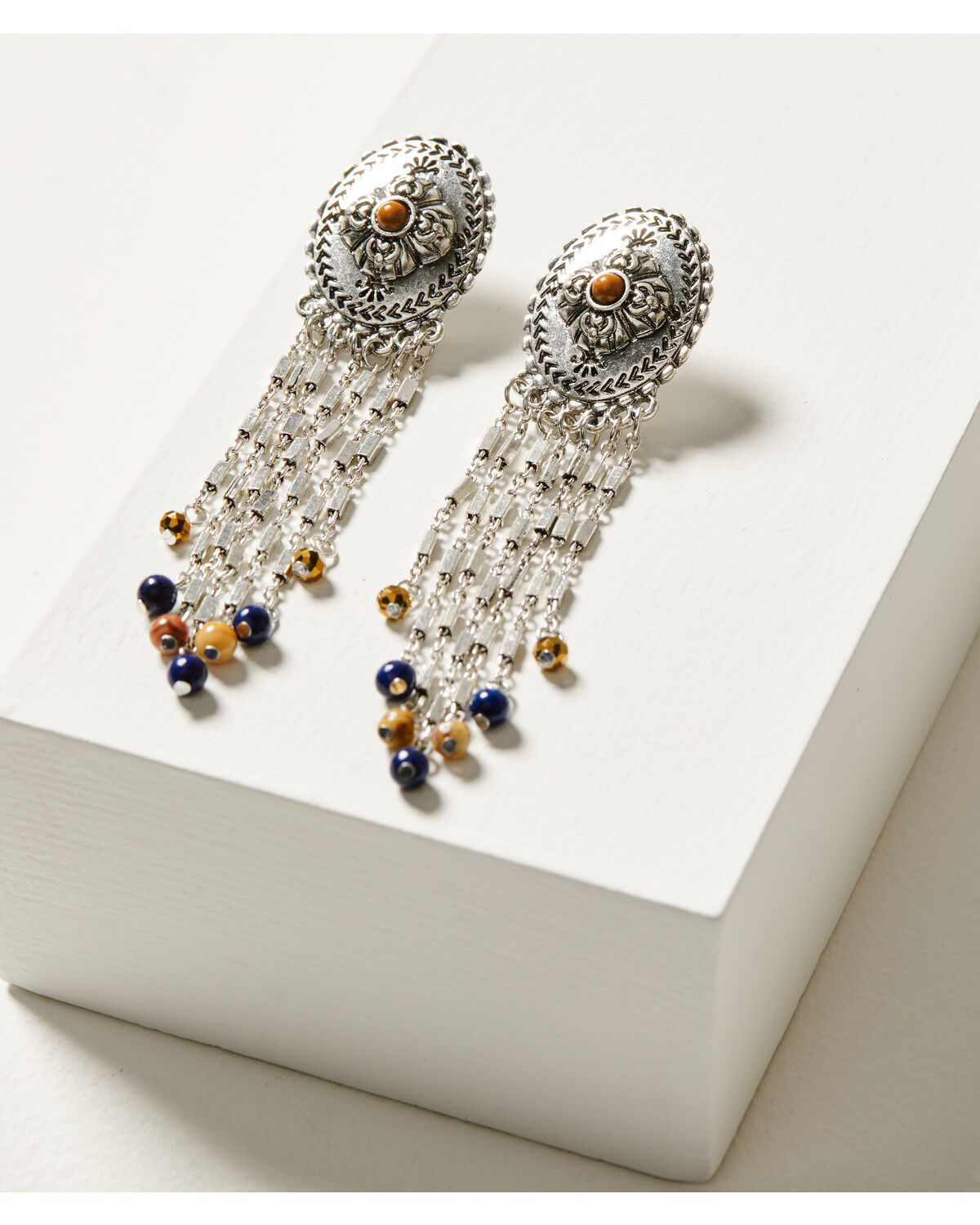 Women's Shyanne Monument Valley Metal Fringe Earrings