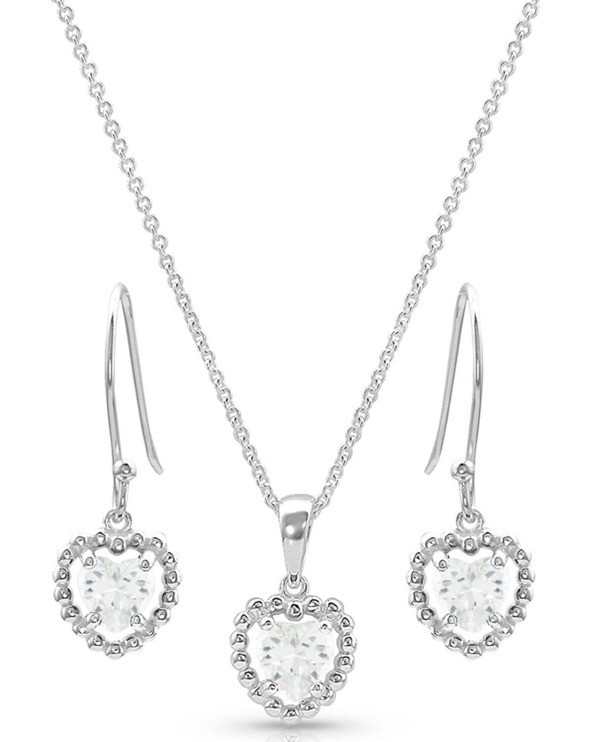 Women's Montana Silversmiths Frozen Heart Jewelry Set - 2 Piece
