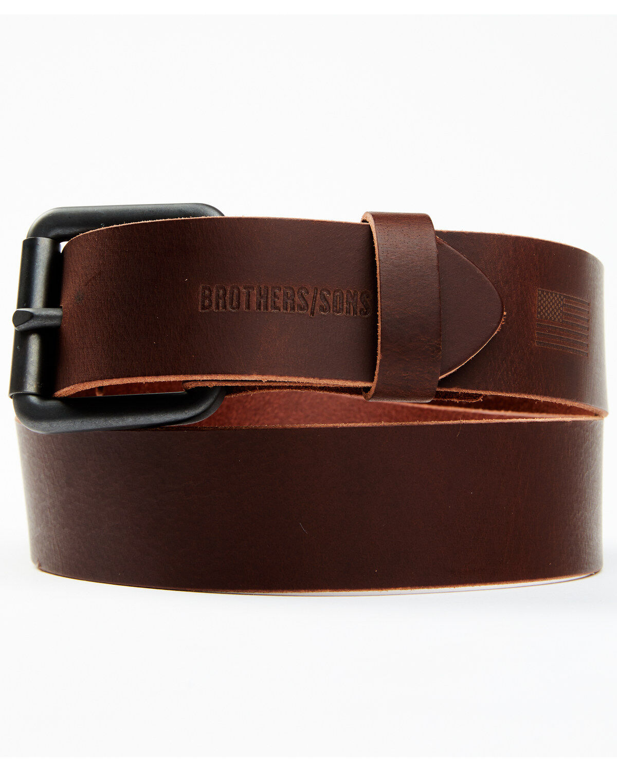 Men's Brothers and Sons Miles City Leather Belt