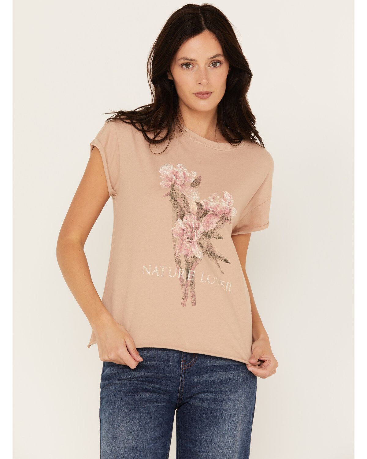 Women's Cleo + Wolf Botanical Graphic Tee