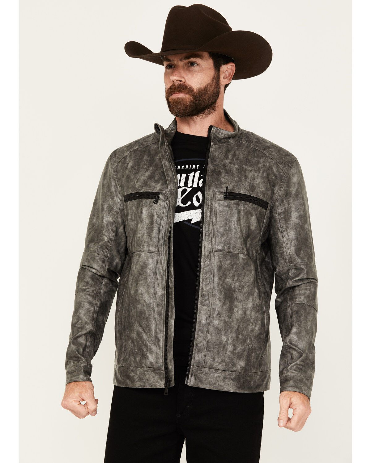 Men's Cody James Backwoods 2.0 Leather Jacket