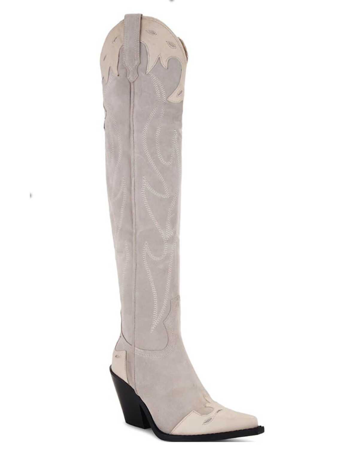 Women's Free People Wild West Suede Tall Western Boots - Snip Toe
