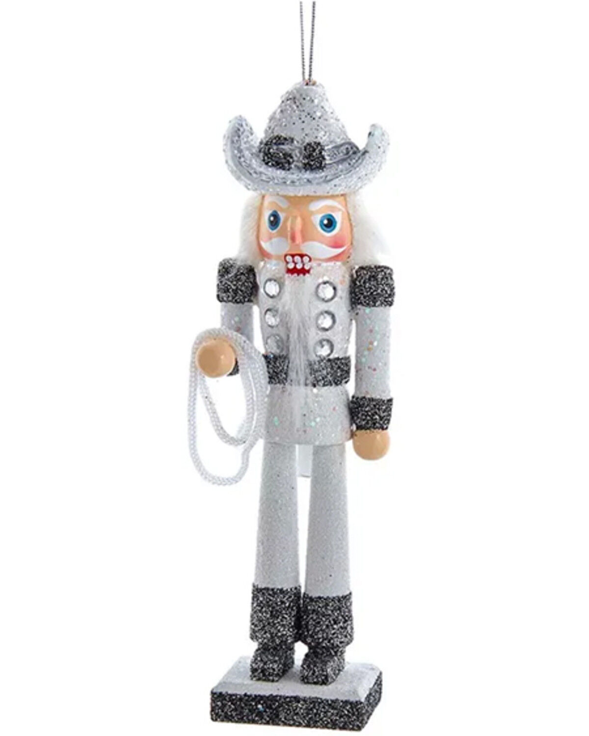 Kurt Adler 6" Hollywood Nutcrackers Rhinestone Cowboy Nutcracker Orna