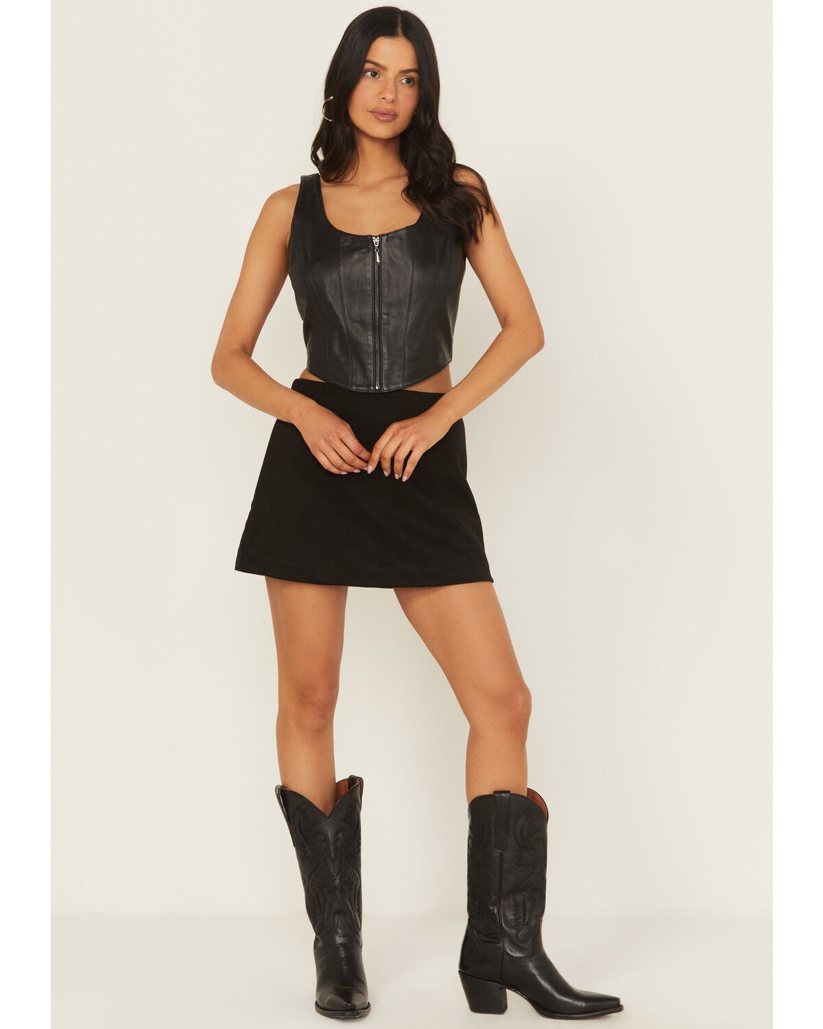 Women's Shyanne Faux Suede Mini Skort