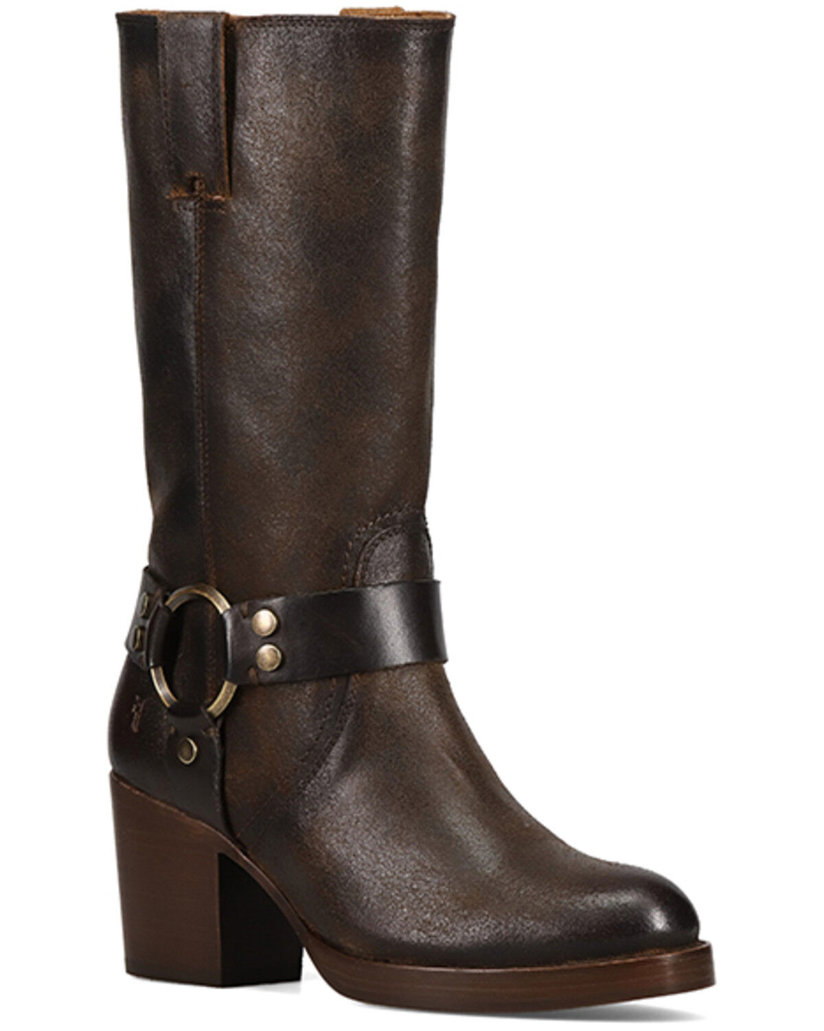 Women's Frye Jean Harness Fashion Boots - Round Toe