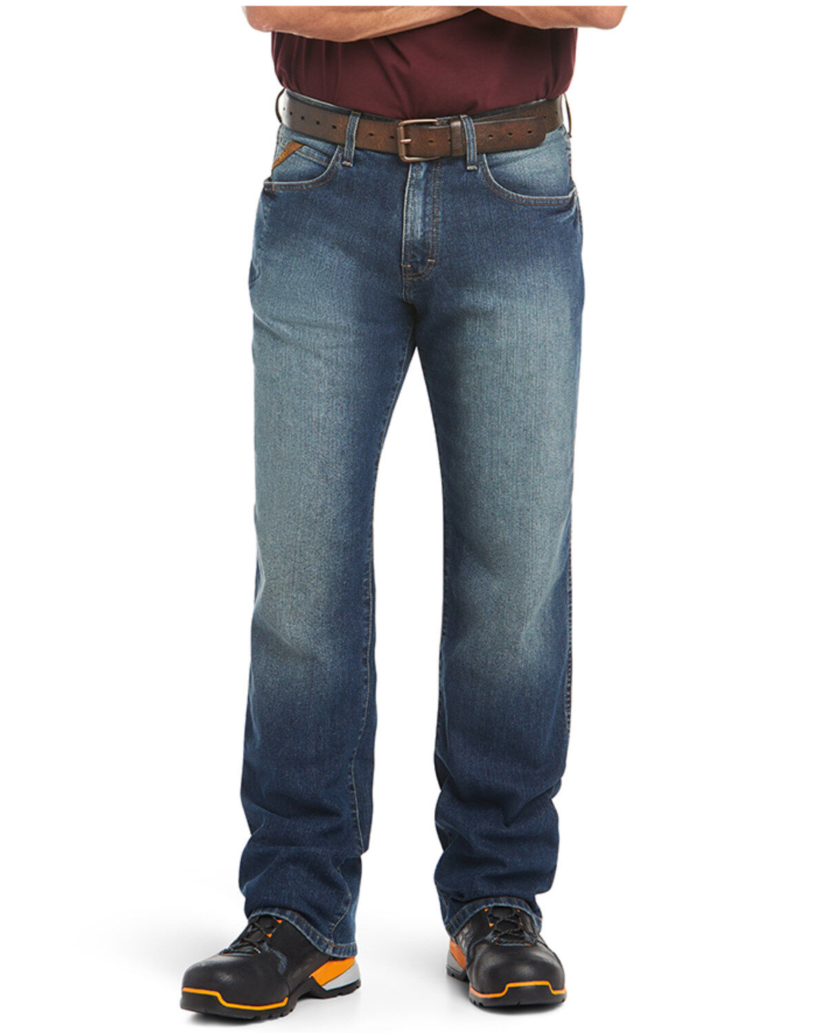 Men's Ariat Rebar M3 Loose Fit Sierra Wash Straight Jeans