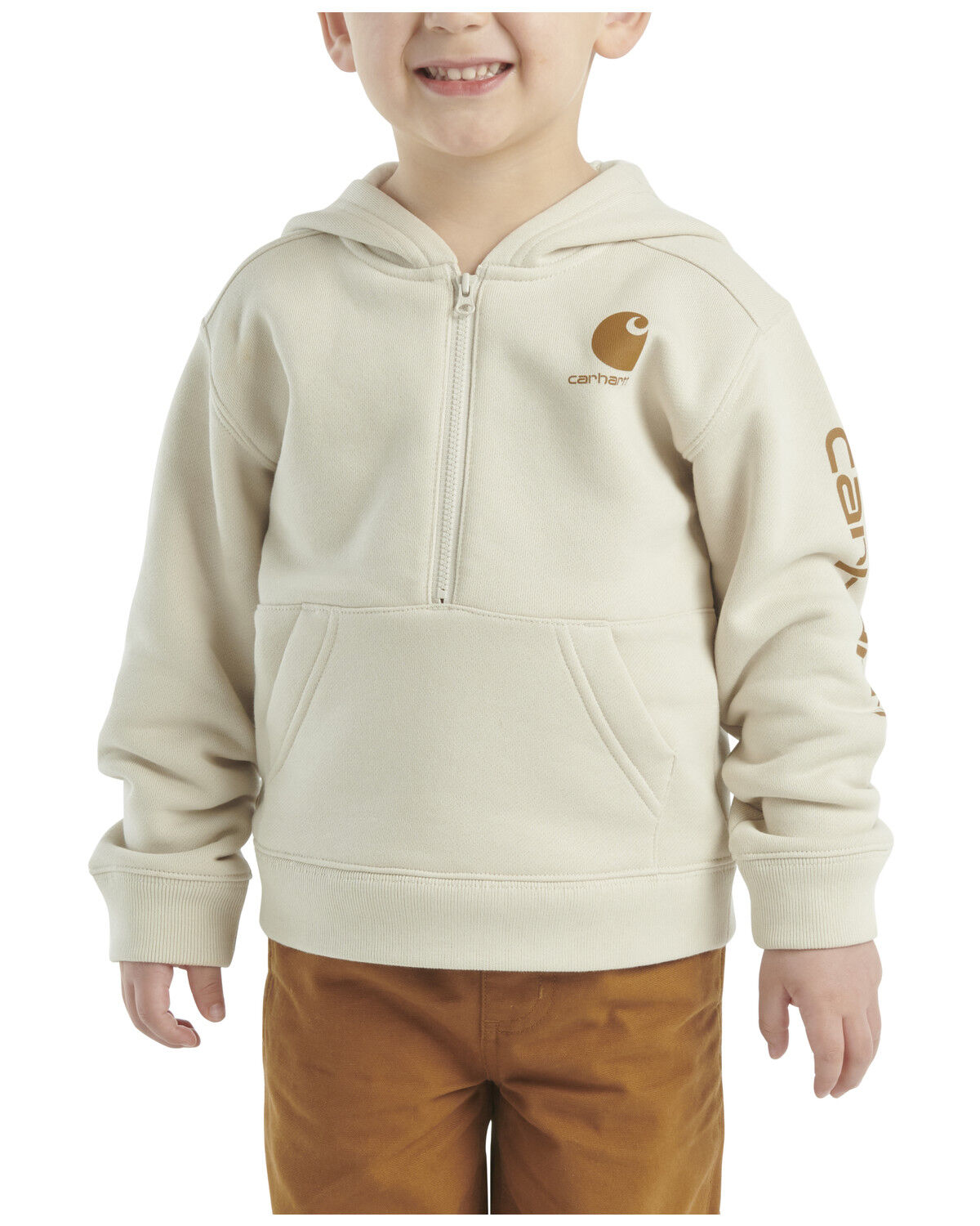 Boys' Carhartt Toddler Half Zip Hooded Pullover