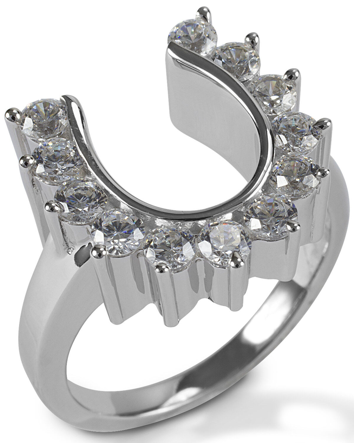 Women's Kelly Herd Outside Set Horseshoe Ring