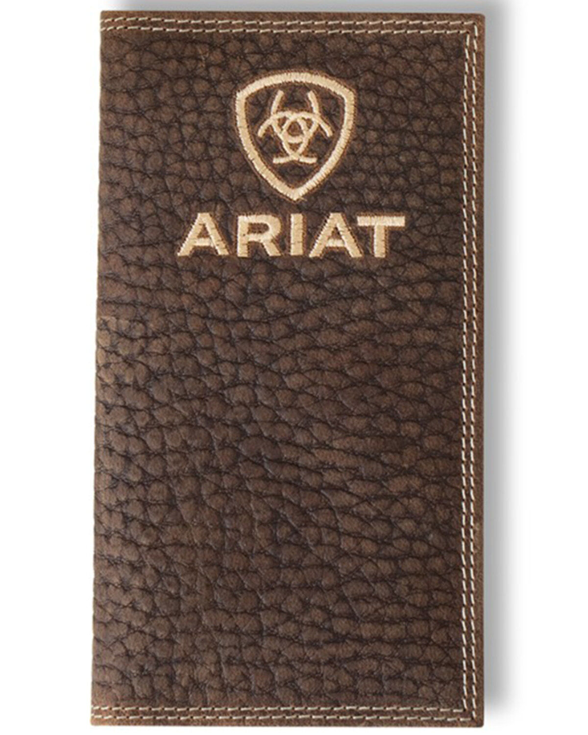 Men's Ariat Bull Hide Embroidered Rodeo Wallet