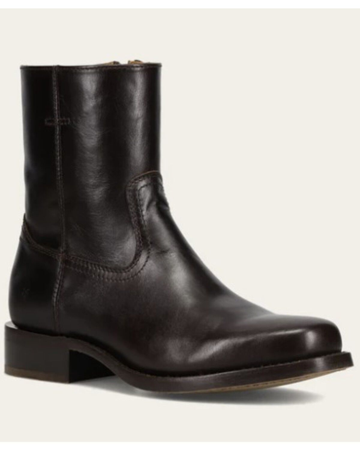 Men's Frye Campus Inside Zip Ankle Boots - Round Toe