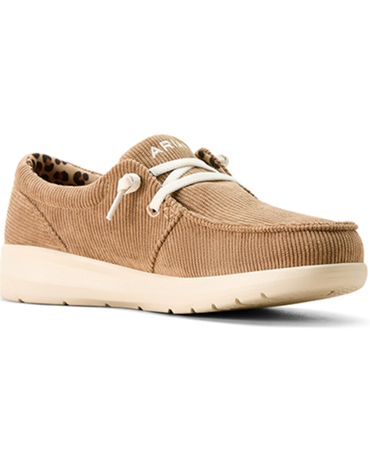 Women's Ariat Hilo Corduroy Casual Shoes - Moc Toe