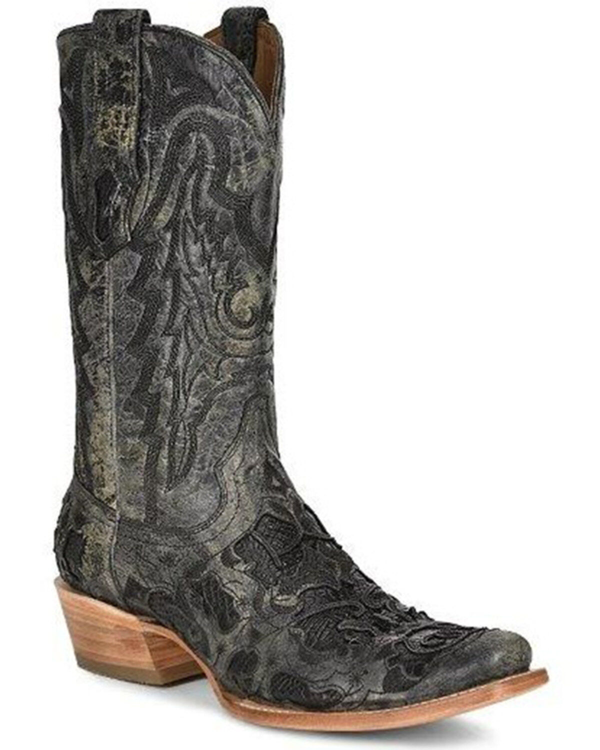 Men's Corral Exotic Alligator Western Boots - Snip Toe