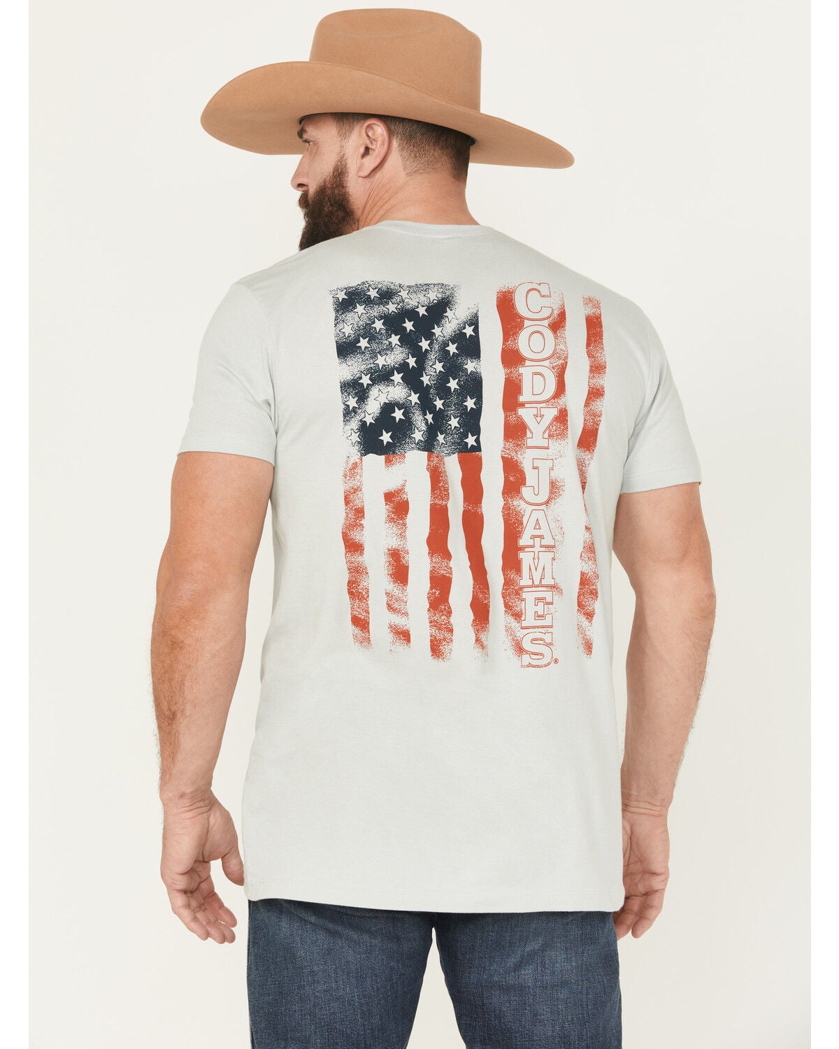 Men's Cody James Rugged Flag Short Sleeve Graphic T-Shirt