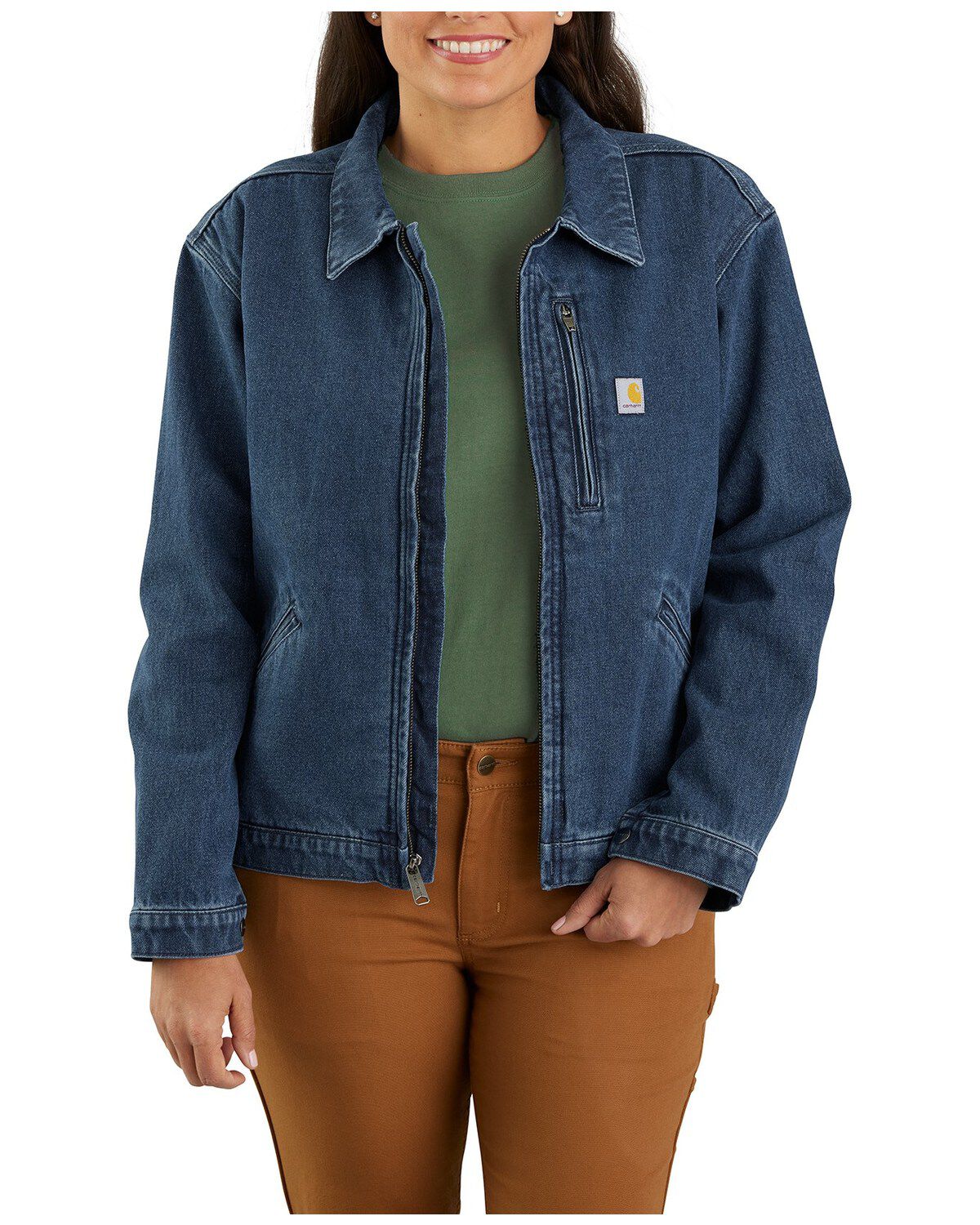 Women's Carhartt Detroit Loose Fit Denim Jacket