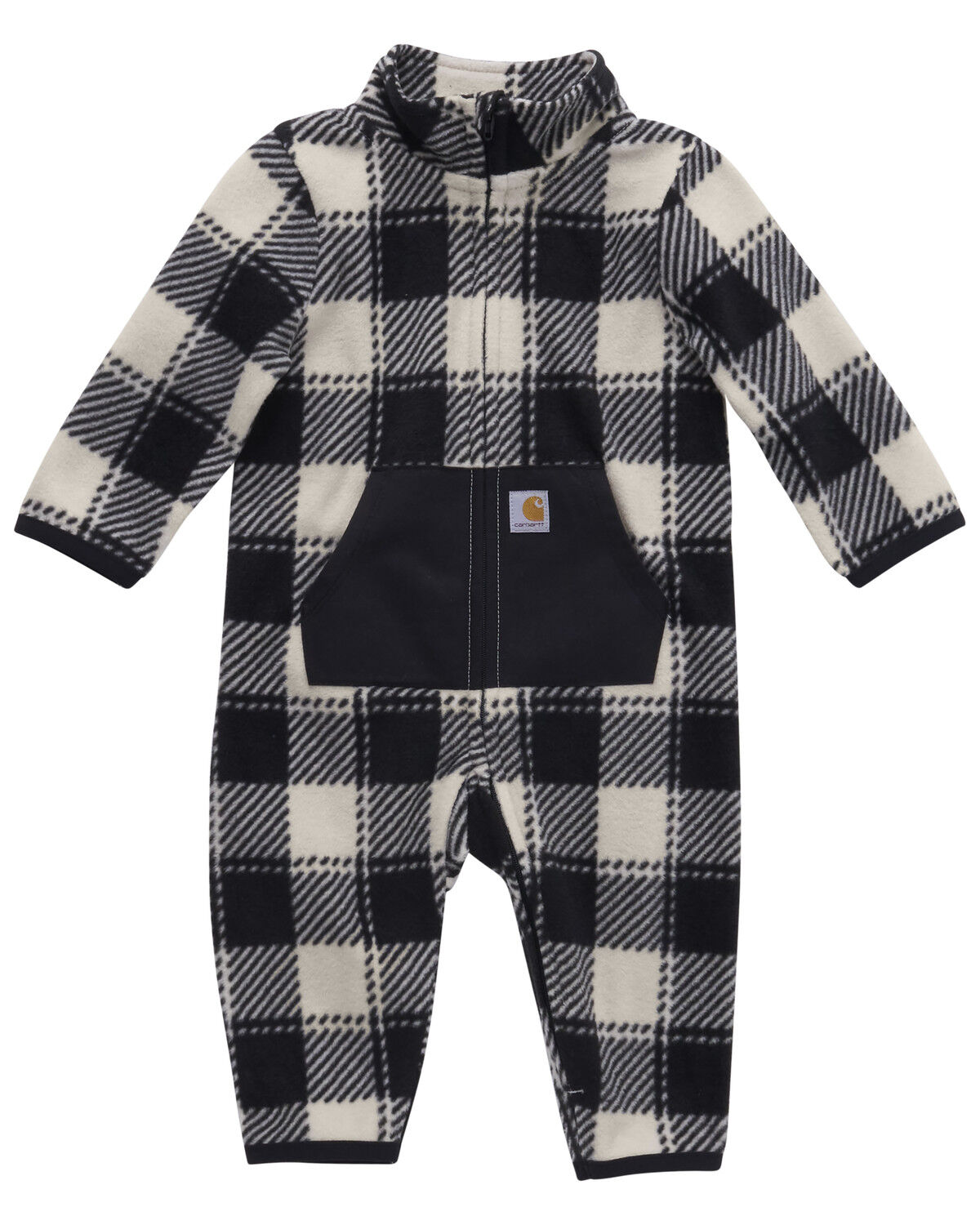 Boys' Carhartt Infant Plaid Print Long Sleeve Onesie