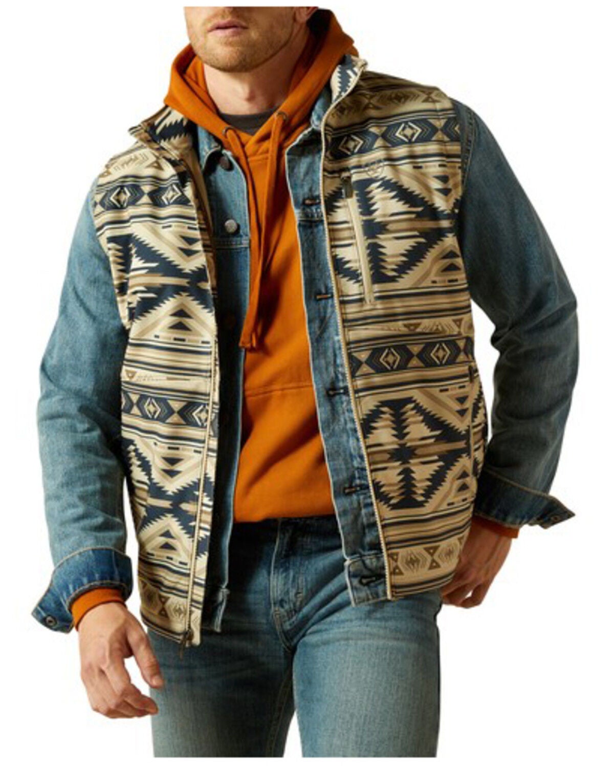 Men's Ariat Logo Softshell Vest