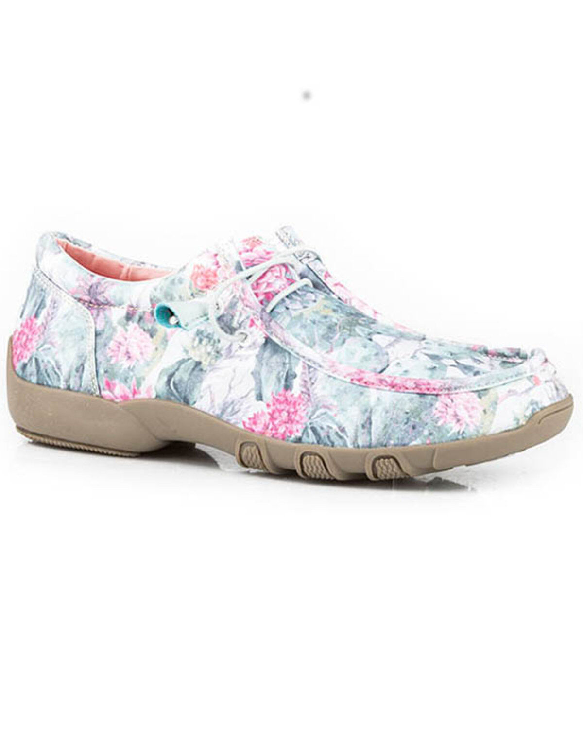 Women's Roper Chillin' Cactus Casual Shoes - Moc Toe