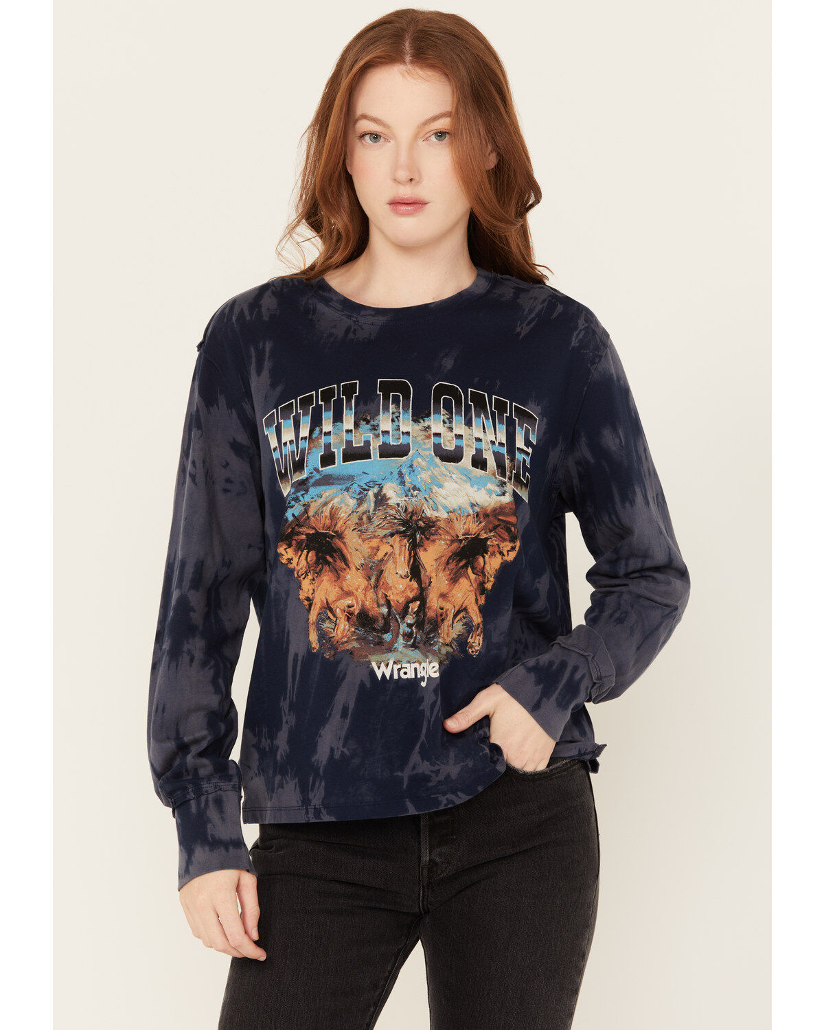 Women's Wrangler Retro Wild One Long Sleeve Graphic Tee