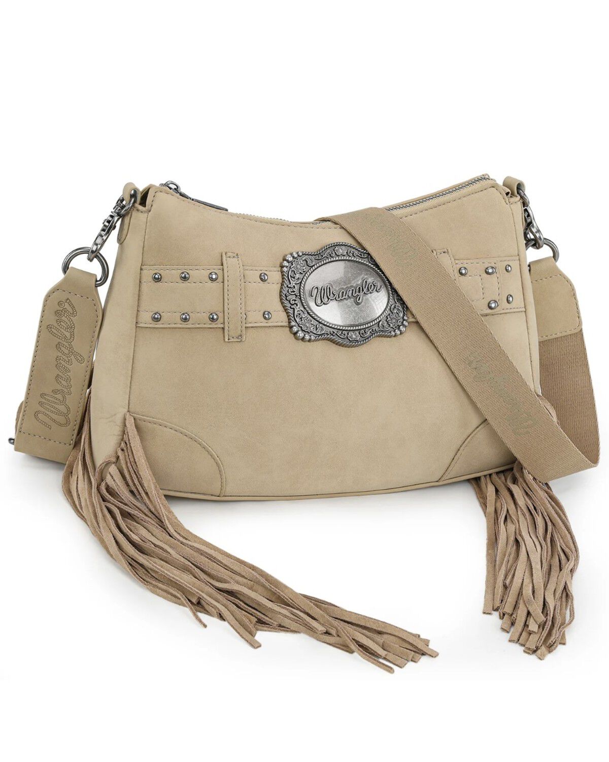 Women's Wrangler Fringe Buckle Hobo Bag
