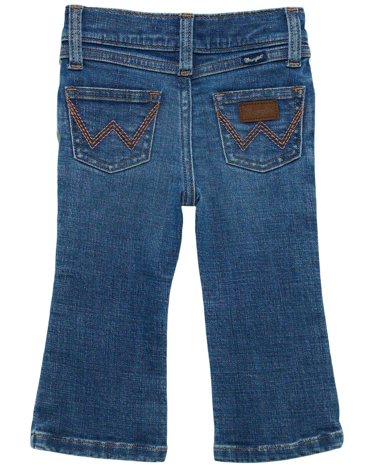Girls' Wrangler Infant Dark Wash Bootcut Stretch Denim Jeans