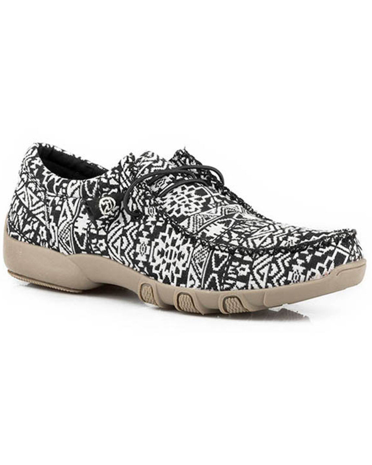 Women's Roper Chillin' Southwestern Print Casual Shoes - Moc Toe