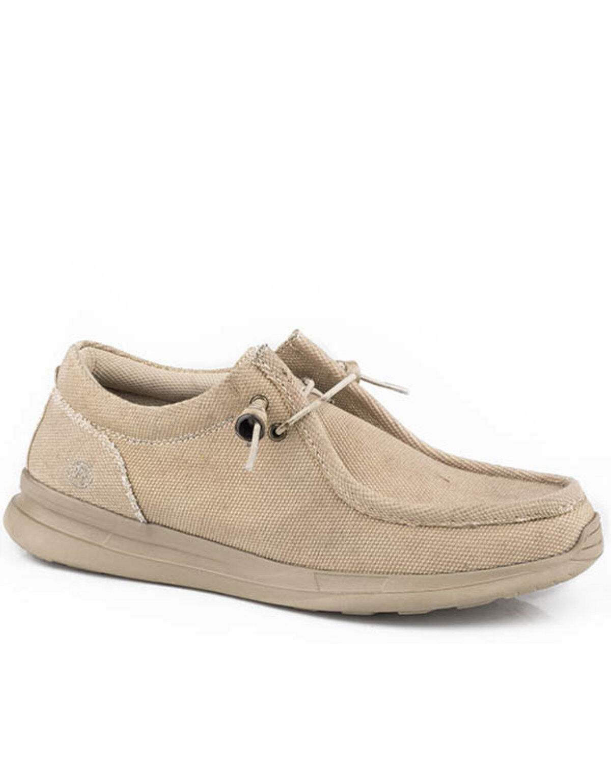 Men's Roper Tan Chillin Chukka Shoes - Moc toe