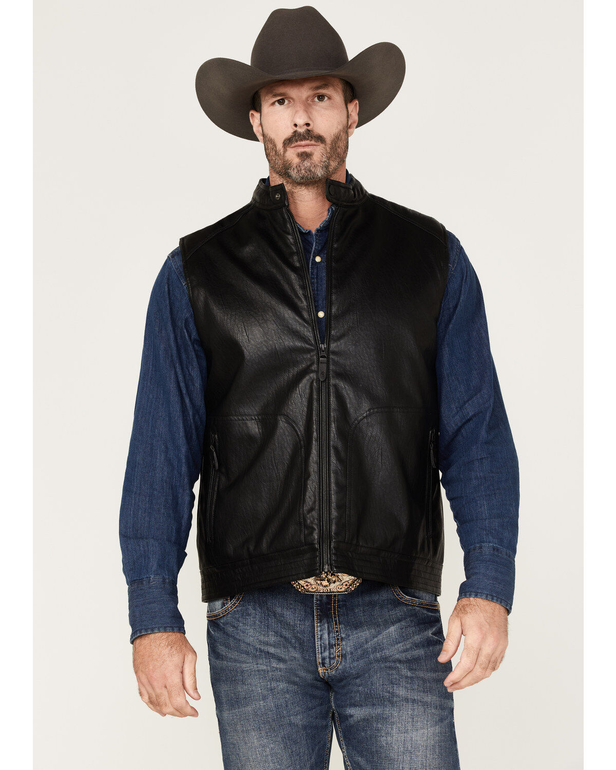 Men's Moonshine Spirit Slaton Biker Vest