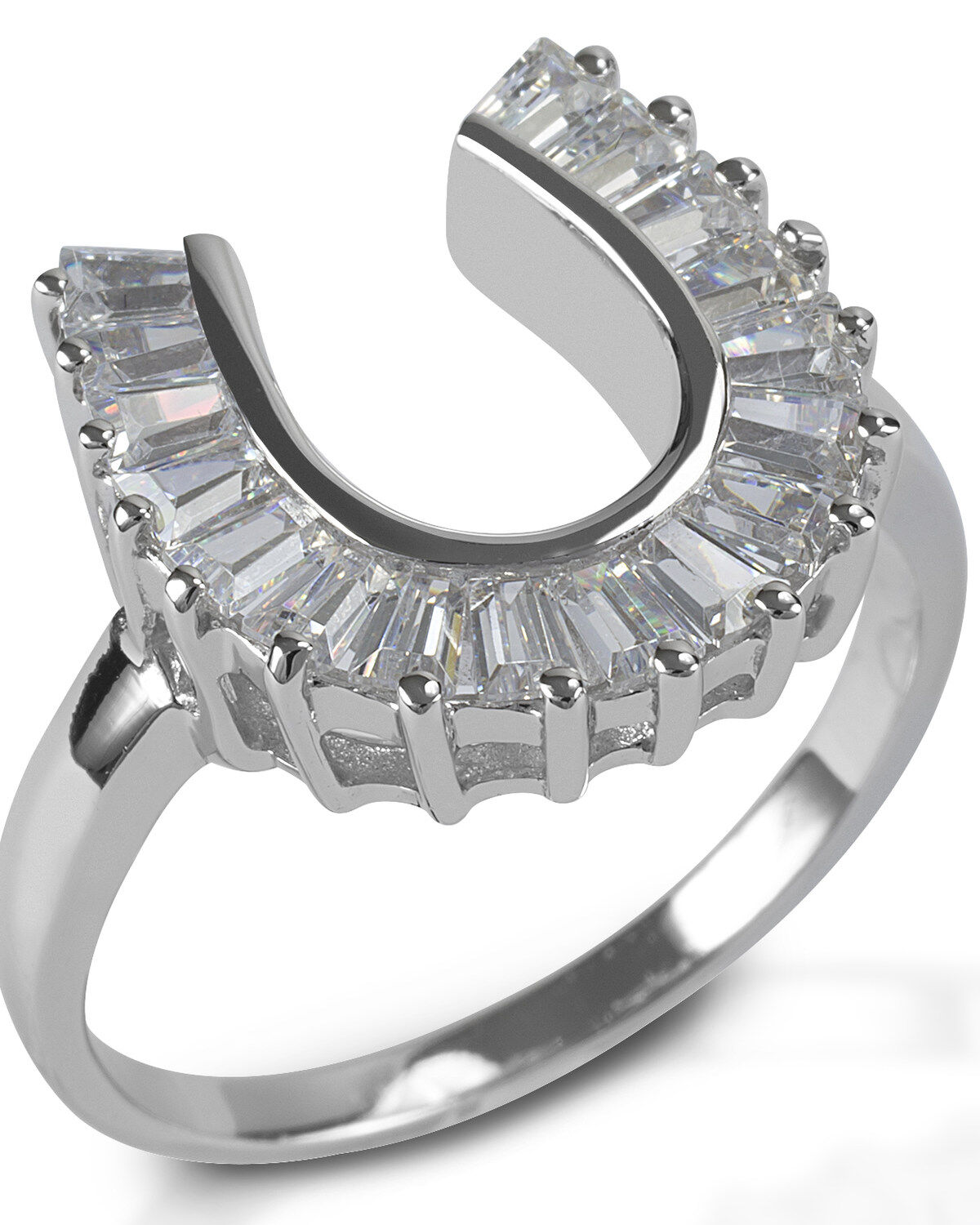 Women's Kelly Herd Baguette Horseshoe Ring