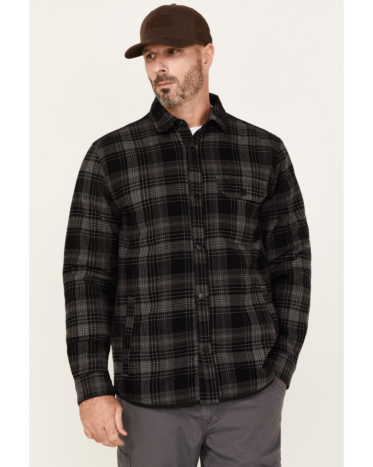 Men's Hawx Ashland Reversible Flannel Shirt Jacket