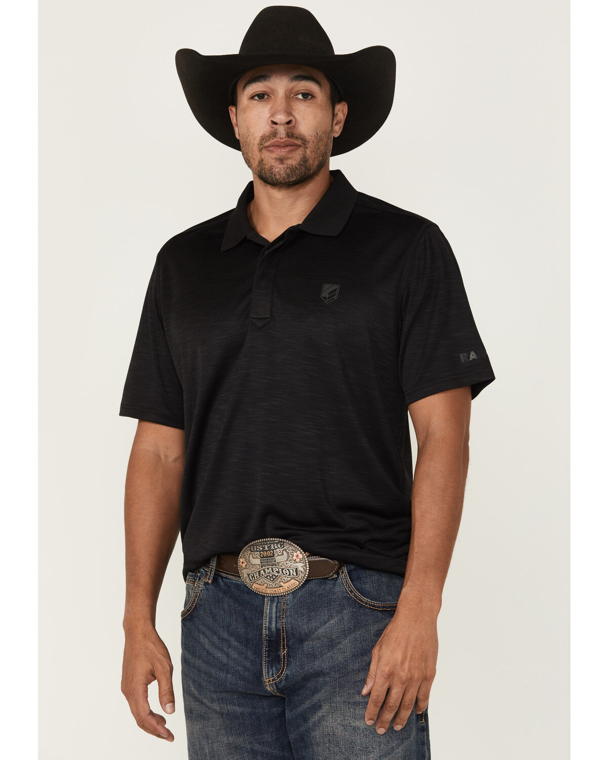 Men's RANK 45 Heeler Solid Short Sleeve Polo