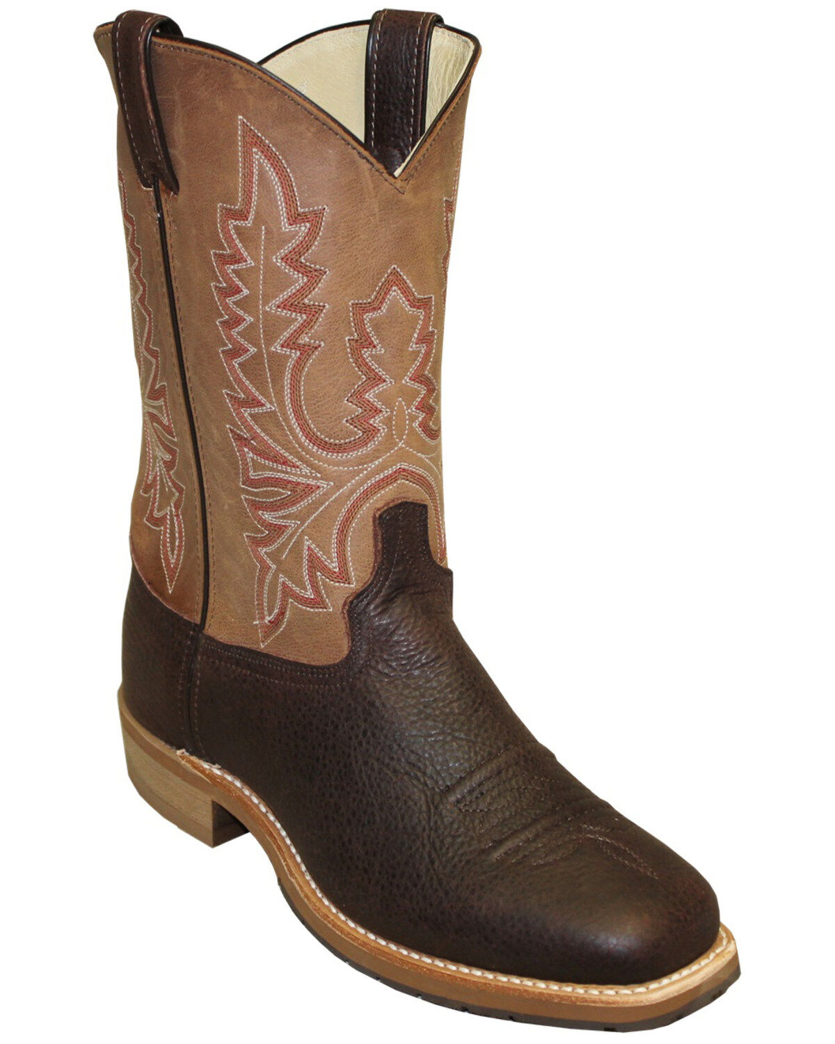 Men's Abilene Bison Two-Toned Western Boots - Square Toe