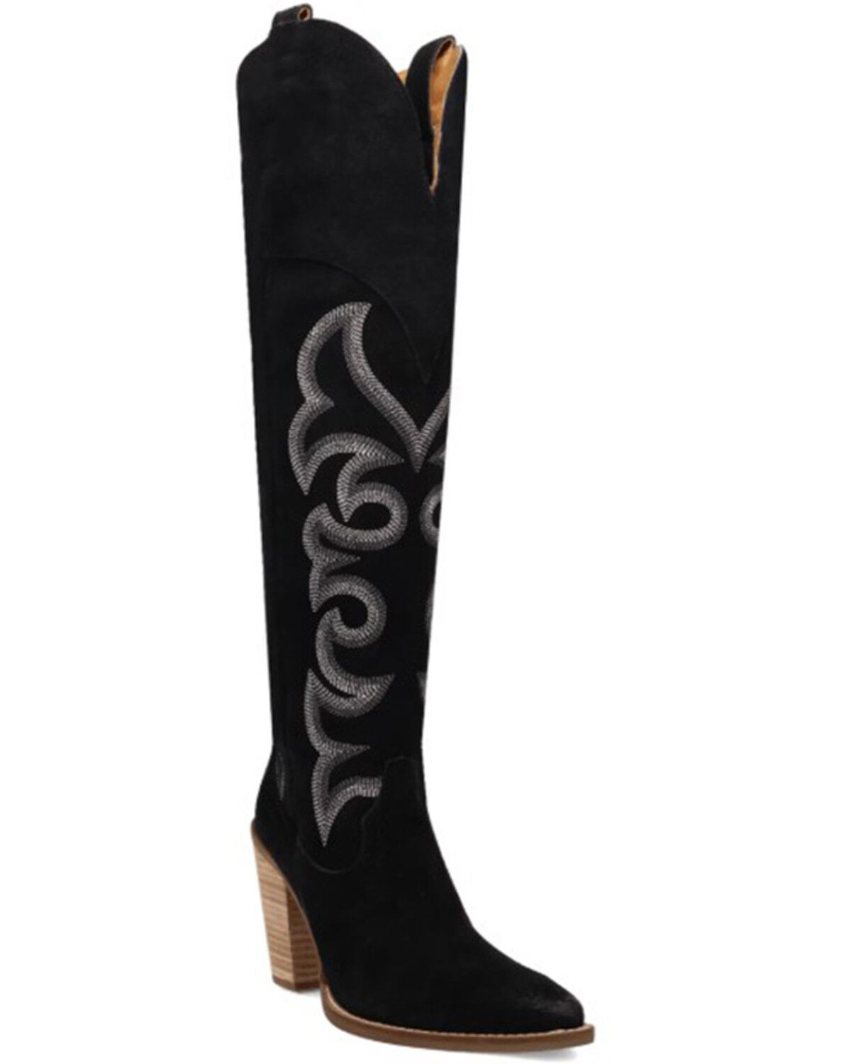 Women's Dingo Primadonna Suede Tall Western Boots - Round Toe