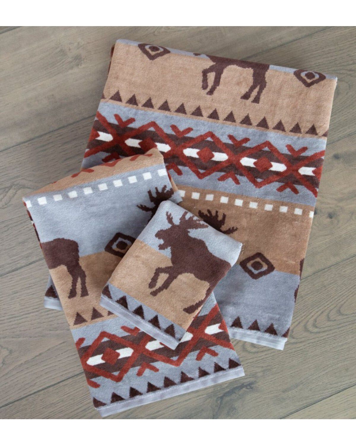 Carstens Home Moose Towel Set - 3 Piece