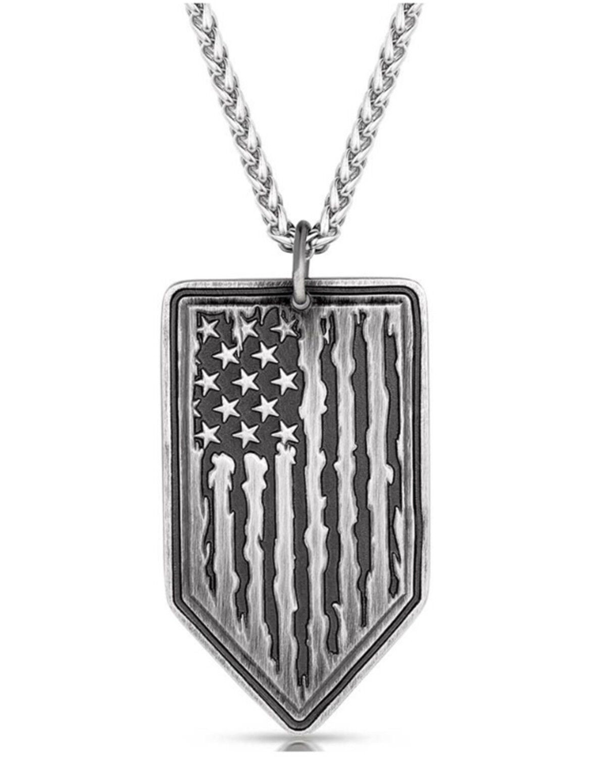 Men's Montana Silversmiths American Made Strength Necklace