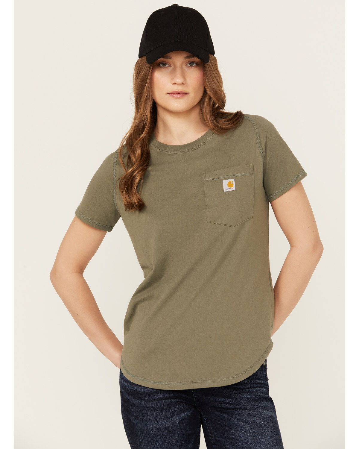 Women's Carhartt Force Relaxed Fit Midweight Short Sleeve Pocket Tee