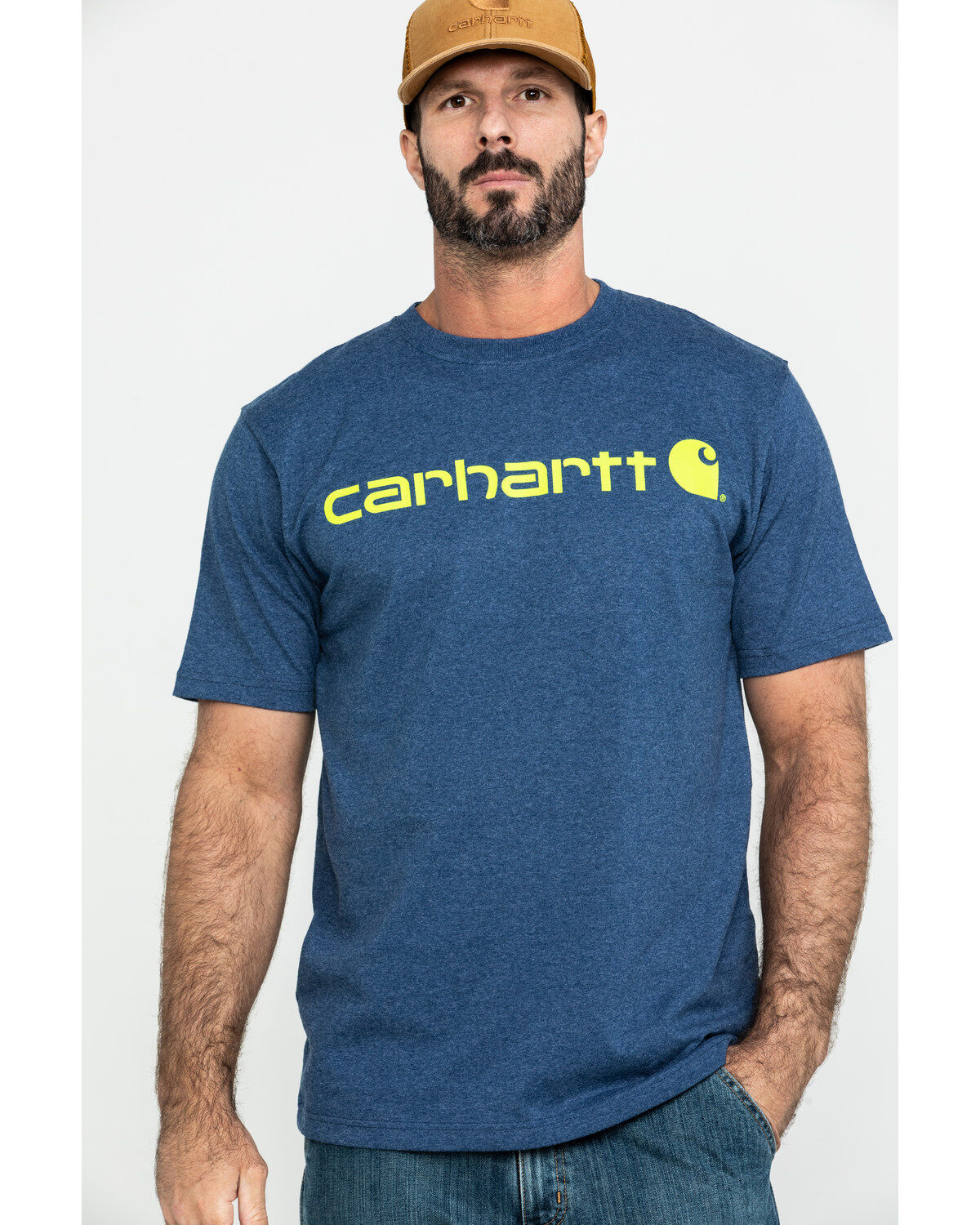 Men's Carhartt Signature Logo Graphic Short Sleeve Work T-Shirt