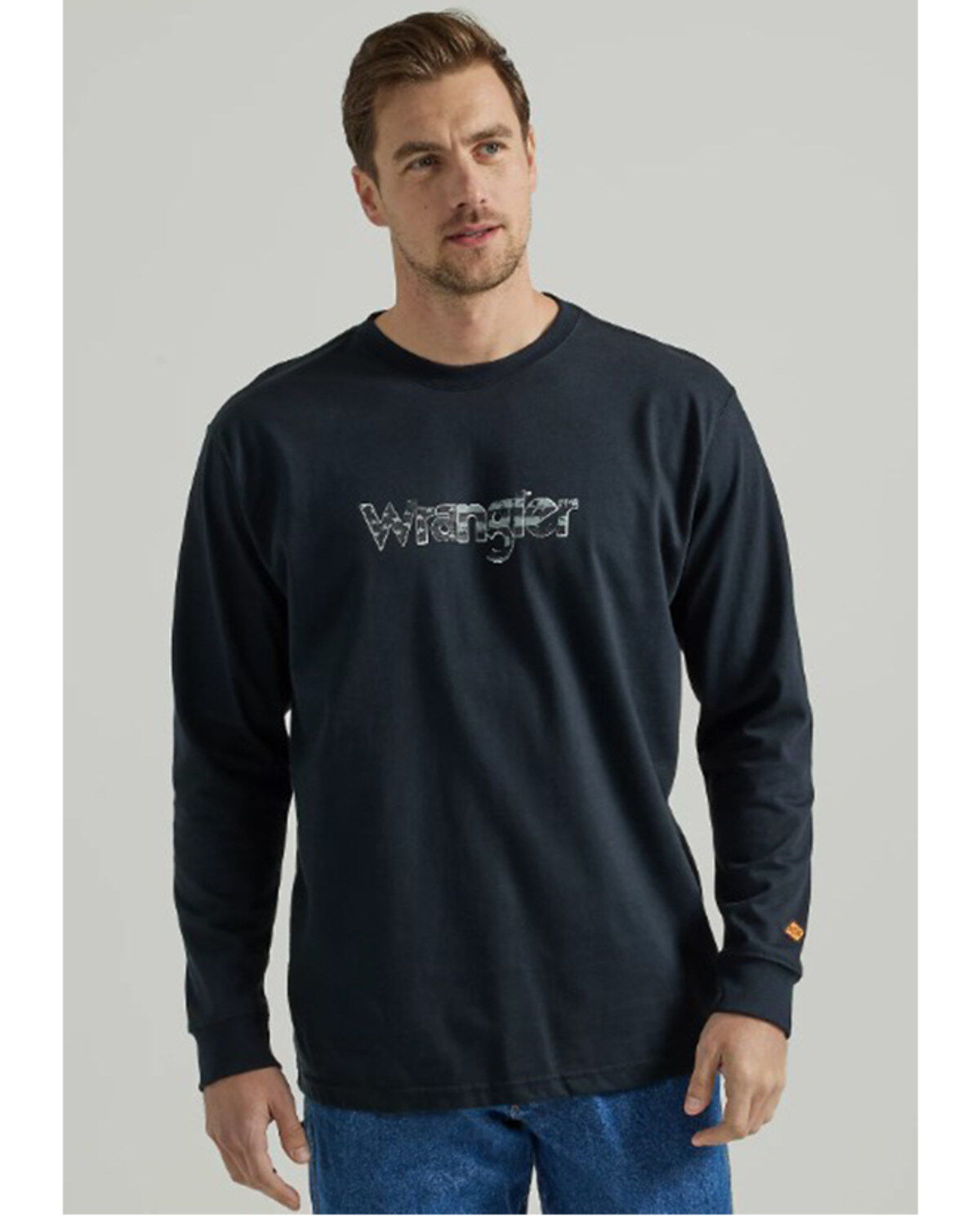 Men's Wrangler FR Flag Long Sleeve Graphic T-Shirt