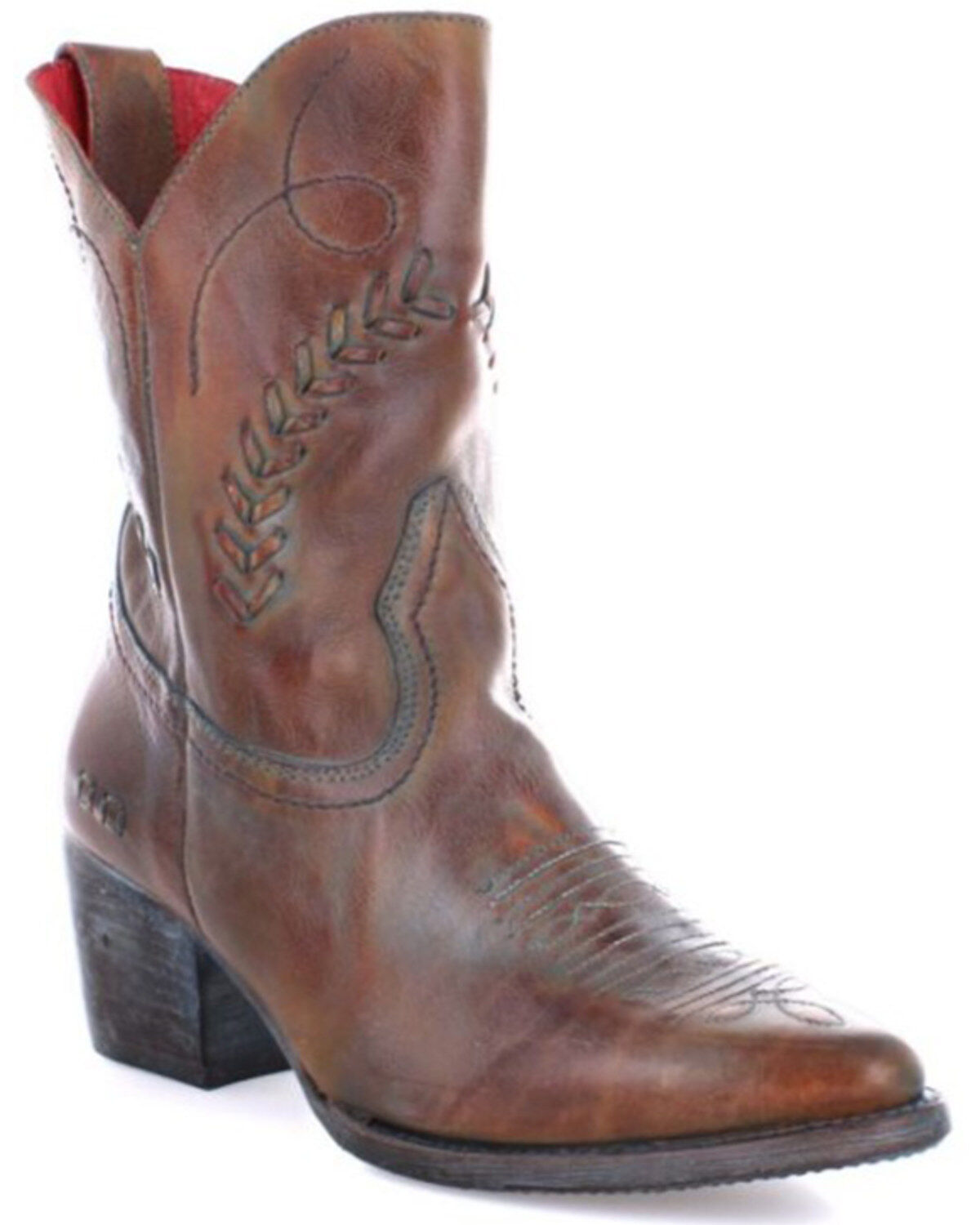 Women's Bed Stu Amanda II Western Booties - Round Toe
