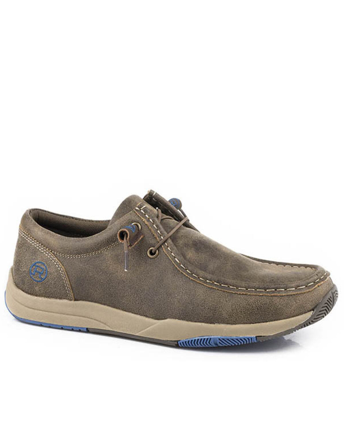 Men's Roper Clearcut Leather Shoes - Moc Toe