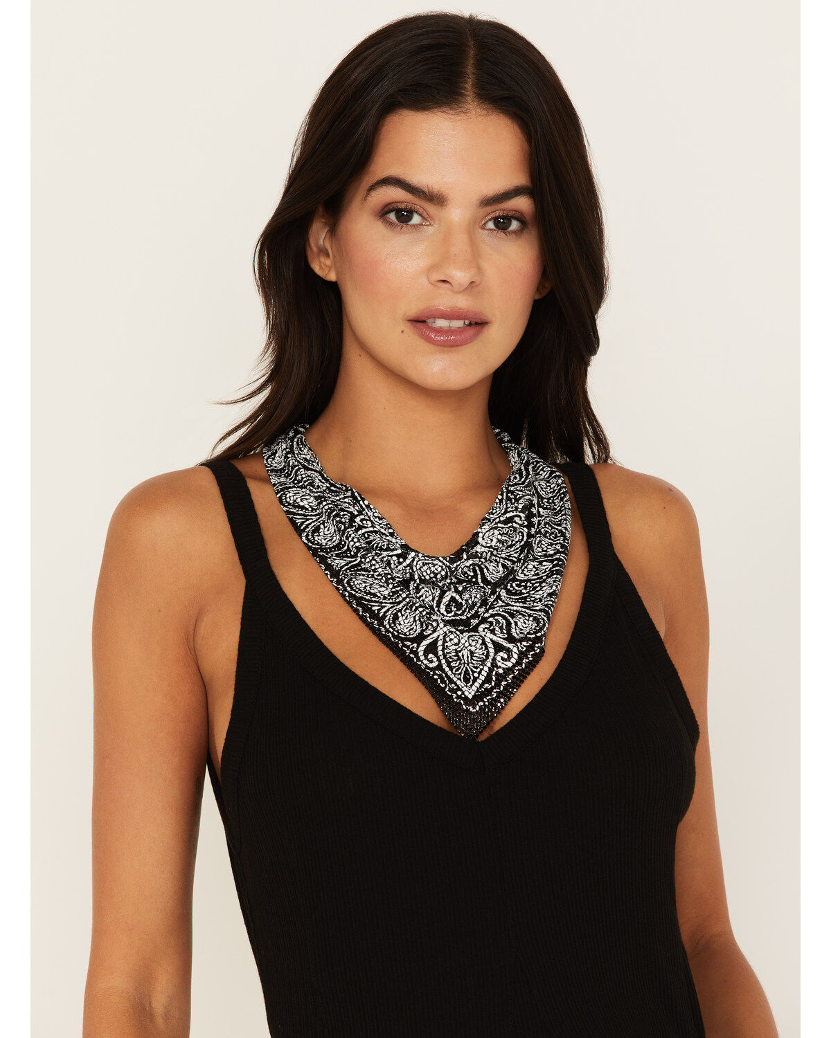 Women's Idyllwind Black Nashboro Bandana Mesh Necklace