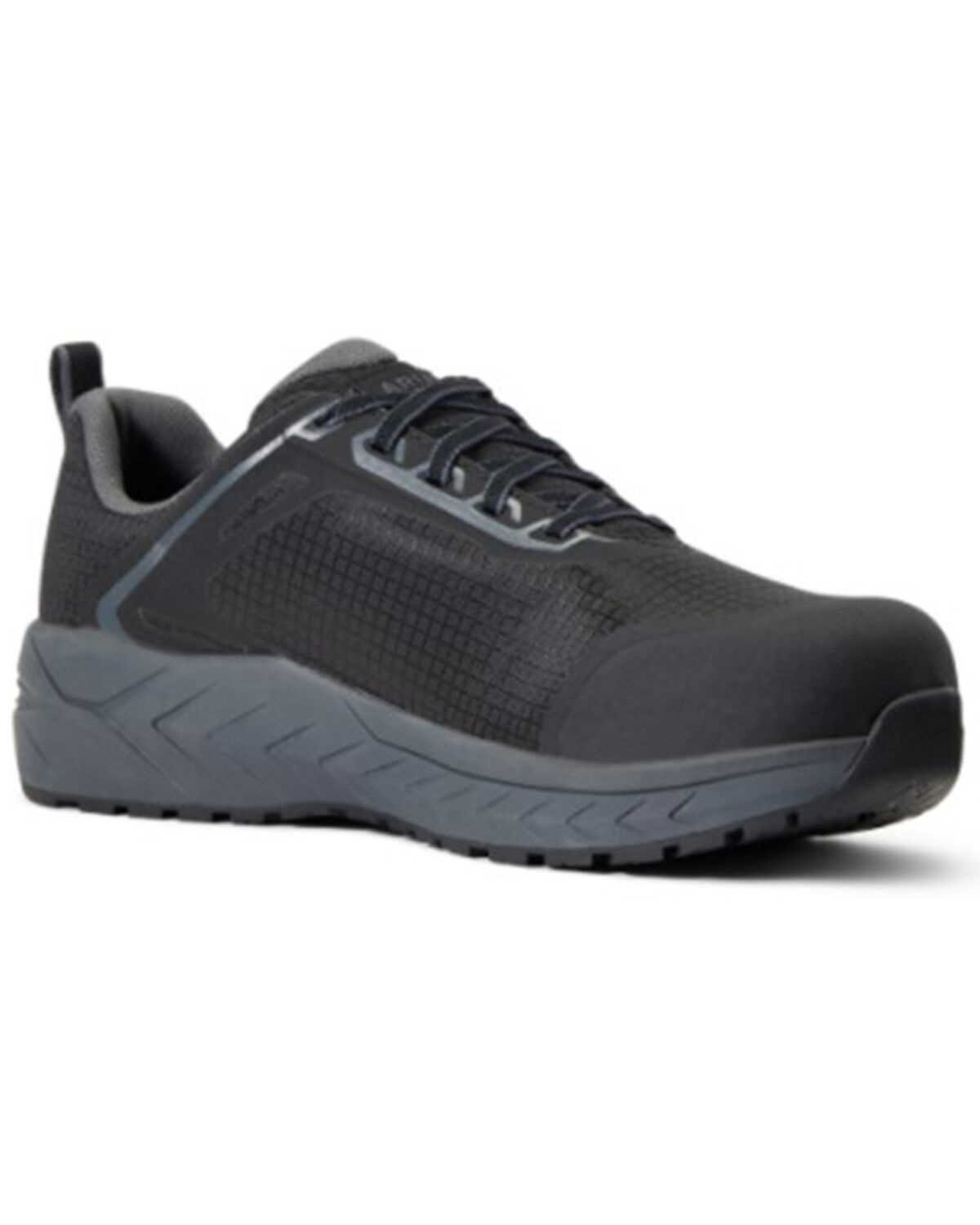 Men's Ariat Outpace Black Work Shoes - Composite Toe