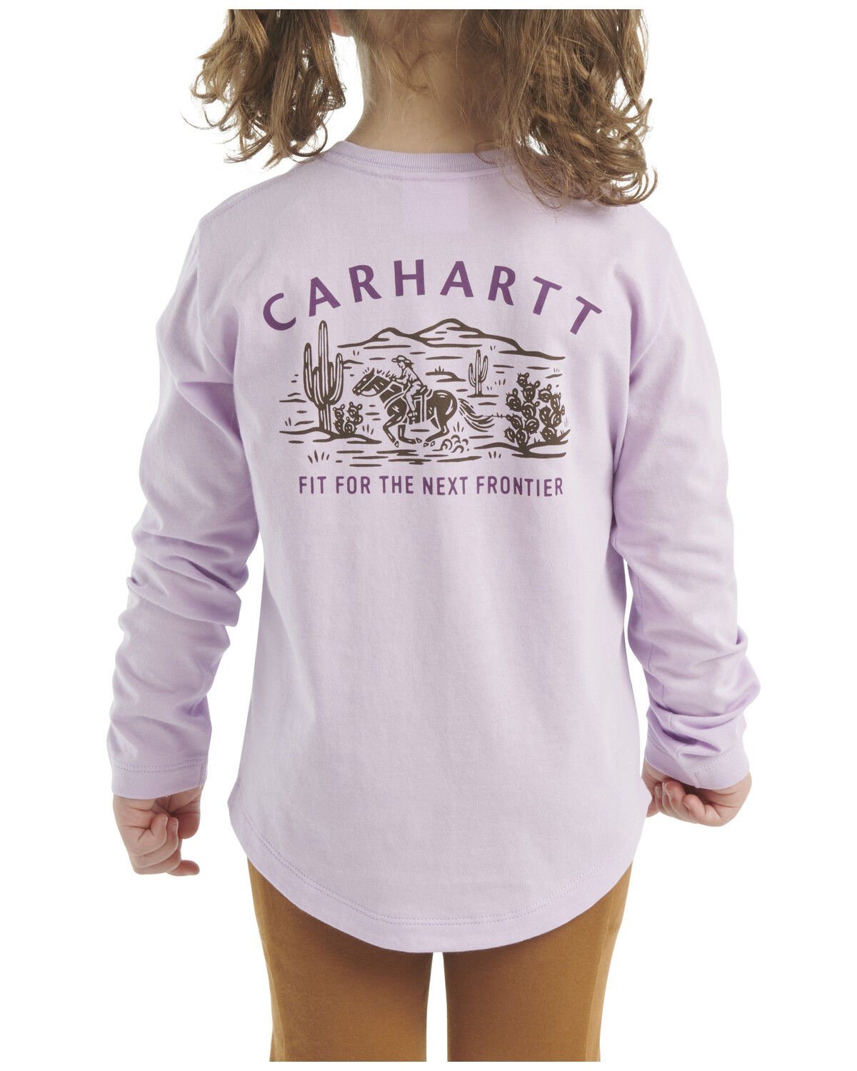 Girls' Carhartt Toddler Desert Logo Long Sleeve Graphic Shirt