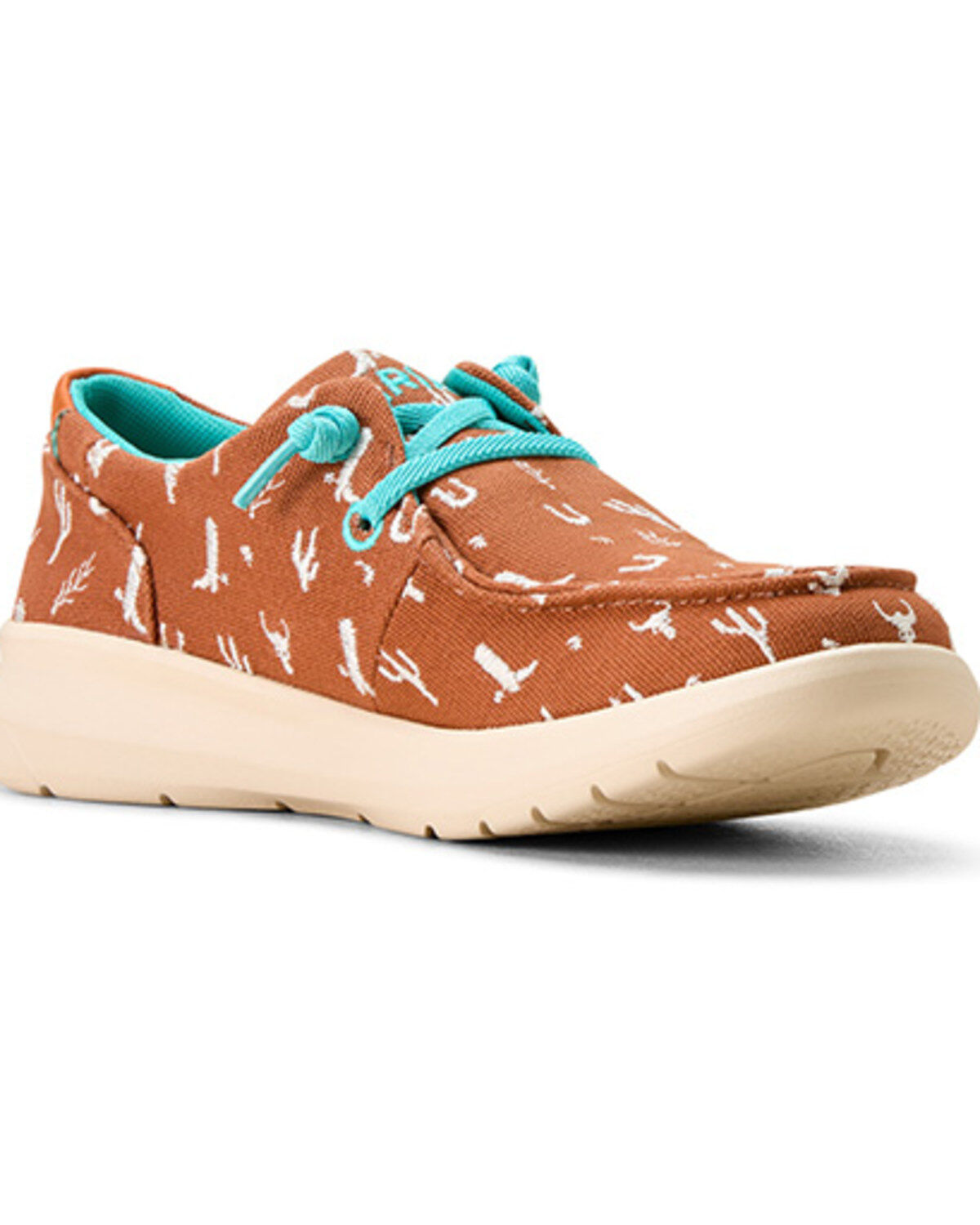 Women's Ariat Hilo Doodle Casual Shoes - Moc Toe