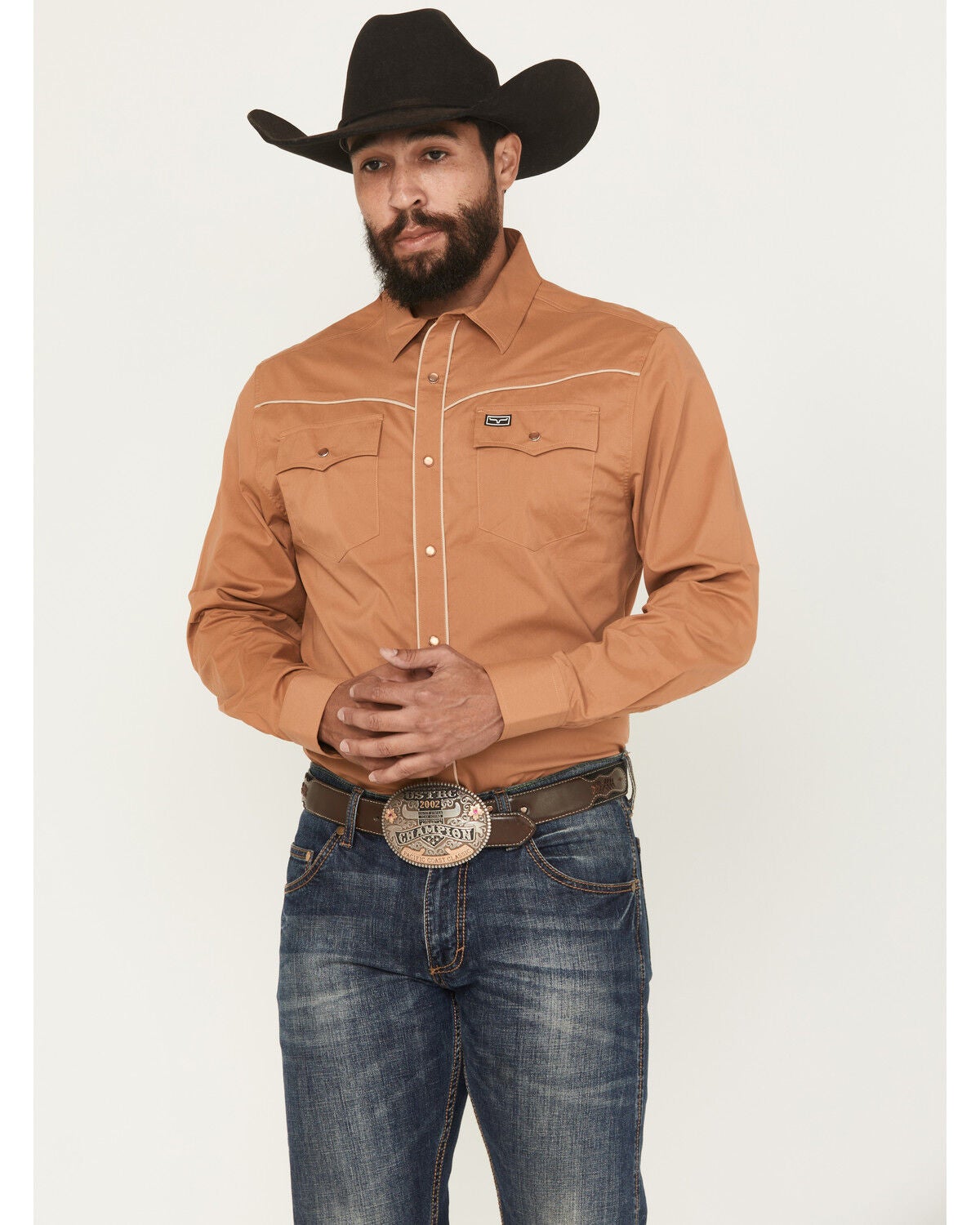 Men's Kimes Ranch Laneboro Solid Long Sleeve Snap Performance Western